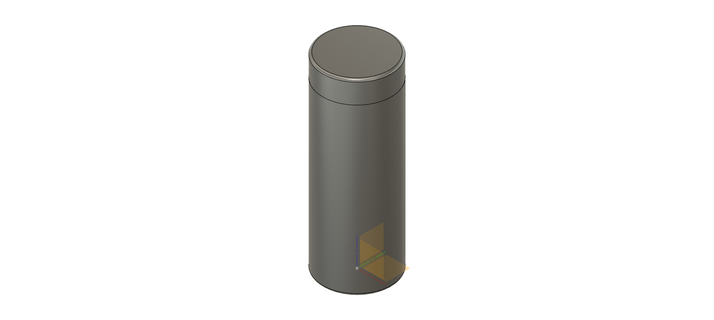 round tin 3d print model - Mito3D