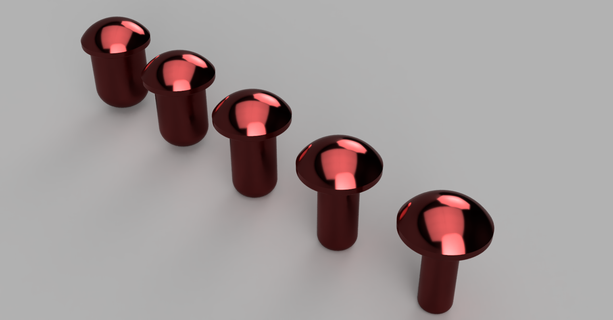 round tube plug 10mm form1 metal tip 3d print model - Mito3D