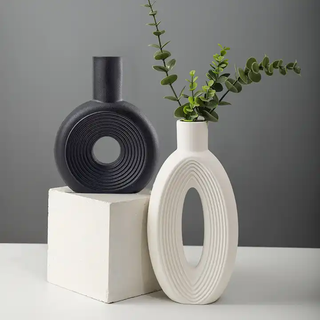 rond vase Accueil maison turc décoration élégant meubles intérieur sculpture décor moderne décoratif extérieur 3d print model - Mito3D