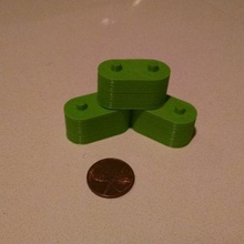 arrondi bâtiment bloquer Jeu construction jouets 3d print model - Mito3D