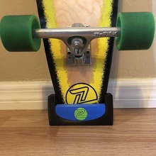 coda rotonda longboard skateboard In piedi 3d print model - Mito3D