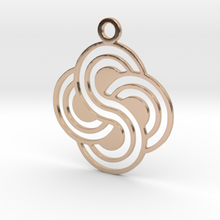 roundway cc pendant jewelry crop circle harvesting wiltshire 3d print model - Mito3D