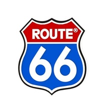 route 66 logo 3d print model - Mito3D