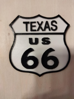Route 66 Texas verschiedene 3d print model - Mito3D