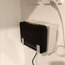router holder clip nbn fibre bracket modem wifi organization 3d print model - Mito3D