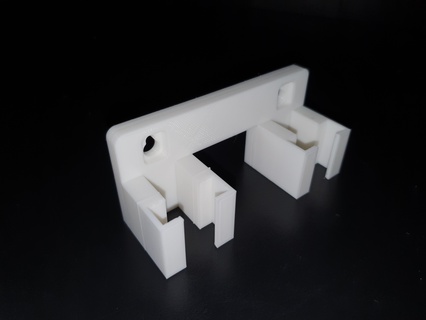enrutador hw pared montar soporte apoyo monyaje 3d print model - Mito3D