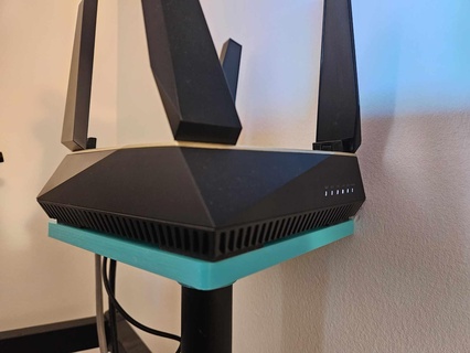 Router Monitor Arm montieren 3d print model - Mito3D