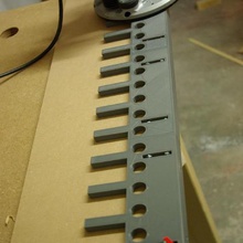 routeur shelf pin jig personnalisable outil de l'atelier le travail du bois outils modèle plonger les machines-outils gabarits garage gabarit perçage placard étagère 5mm 37mm 32mm 3d print model - Mito3D