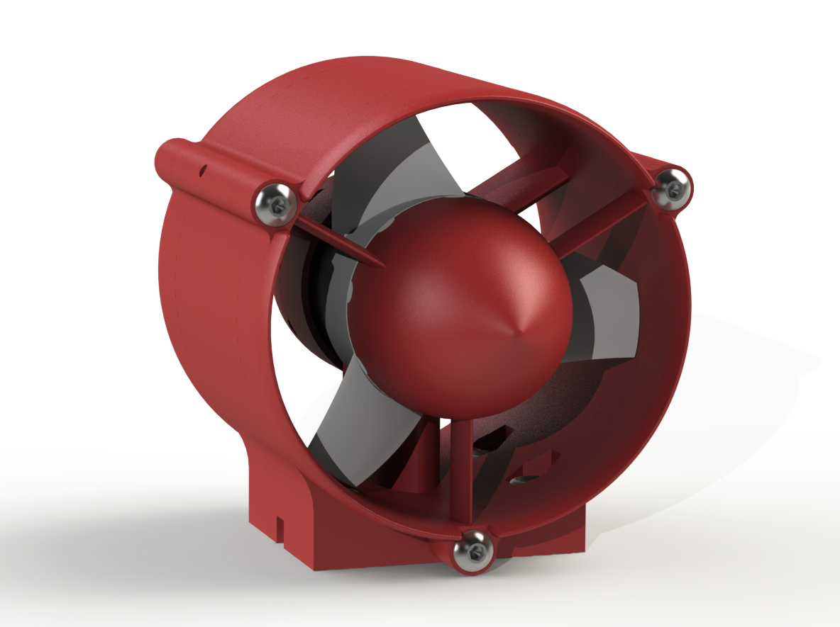 rov thruster propeller brushless motor t-motor mn2212 kv780 submarine 3D print model - Mito3D