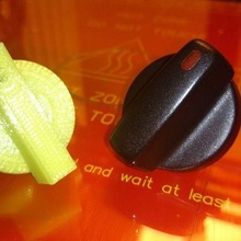 rover - dash knob 3d print model - Mito3D