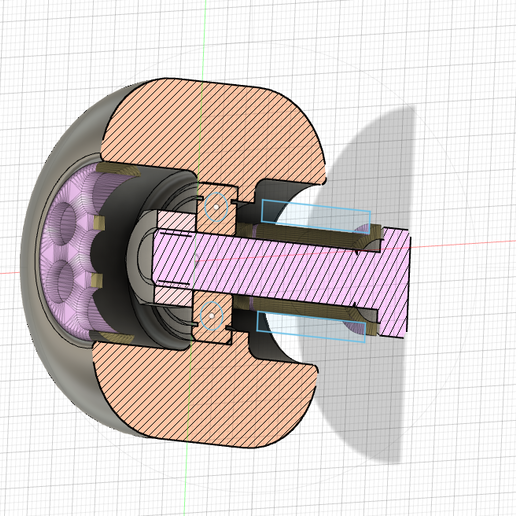 rowenta electro-brush wheel home vacuum cleaner 3D print model - Mito3D