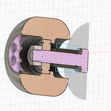 rowenta elektro-fırça tekerlek ev elektrikli süpürge 3d print model - Mito3D