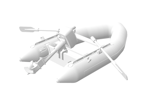 kürek tekne kürek tekne 3d print model - Mito3D
