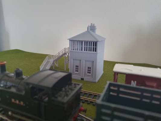 rowley signal boîte radieux jeu chemin fer trains bâtiment 3d print model - Mito3D