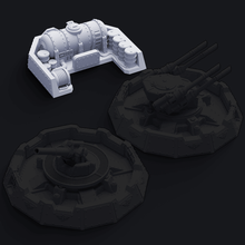 royal air force anti-air battlements - fuel depot game toy accessories 3d print model - Mito3D