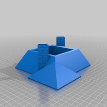 royal block house buildings_structures 3d print model - Mito3D