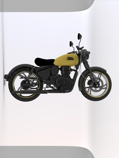 royal enfield motocicleta patrimonio 3d print model - Mito3D