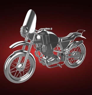 Royal Enfield himalayen ls410 2020 moto bicyclette moteur vélo two wheeled véhicule motard sport vitesse turbo roadster hachoir 3d print model - Mito3D