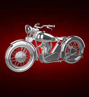 royal enfield model 505 1929 motorbike motorcycle bike motor bicycle two-wheeled vehicle biker sport moto top speed turbo roadster chopper 3d print model - Mito3D