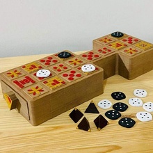 royal game ur board drawer fun boardgame tabletop iran gameboard ancient 3d print model - Mito3D