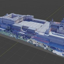 royal palace almudena cathedral architecture madrid church building photogrametry photogrammetry 3d print model - Mito3D