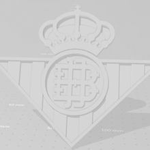 royal scudo betis balompi vari calcio real campionato spagnolo 3d print model - Mito3D