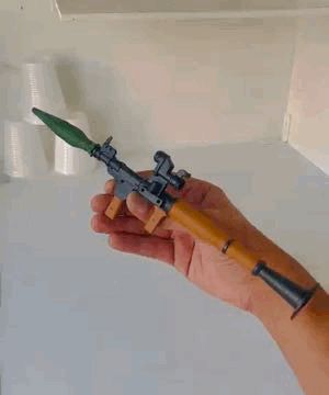 rpg 7v Disparo rpg7 pistola cohete antitanque 3D print model - Mito3D