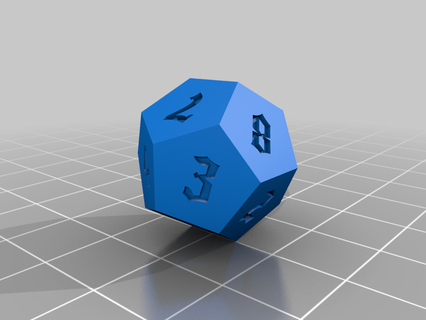 rpg dice set game playset 3d print model - Mito3D