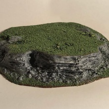 rpg-Gelände Spiel cliffside Feld außen gras Stein Gelände tabletop Architektur prop der Miniatur dungeons dragons dnd 3d print model - Mito3D