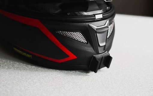 rpha 11 hjc queixo monte hq gopro padrão fivela adaptador montar capacete rpha11 motocicleta pov açao cam 3d print model - Mito3D