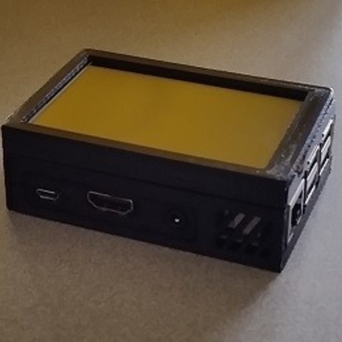 rpi 23 o mínimo de caso 35 tela ferramenta eletrônica raspberry pi 3D print model - Mito3D