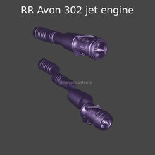 rr Avon 302 jet moteur 3d print model - Mito3D