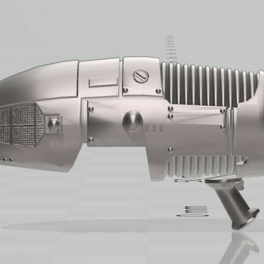 rt pesado plasma pistola 40k ork pícaro comerciante 3D print model - Mito3D