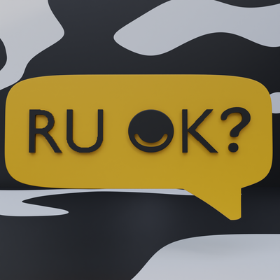 ru ok bavarder bulle art mental santé problème lowpoly modèle 3d 3d print model - Mito3D