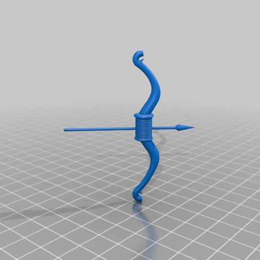 rubber band bow game toy 3D print model - Mito3D