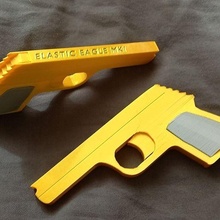 Gummi Band Gewehr Versammlung erforderlich Gadget 3d print model - Mito3D