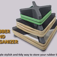 rubber band organizer home workshop useful unique tidy storage school practical organized organization office new idea household handy gift classrom 3d print model - Mito3D