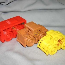 rubber band powered car collection ii game mechanical toys 3d print model - Mito3D