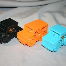 rubber band powered car collection Spiel mechanische Spielzeuge Gummi-band Auto 3d print model - Mito3D
