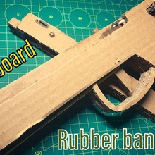 Gummi Bands Gewehr 20s Karton DIY Pistole Zeitschrift Vorlage 3d print model - Mito3D