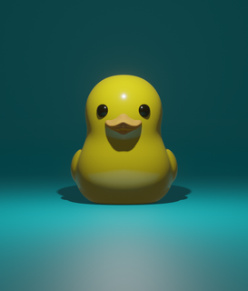 rubber duck duckling cute 3d print model - Mito3D