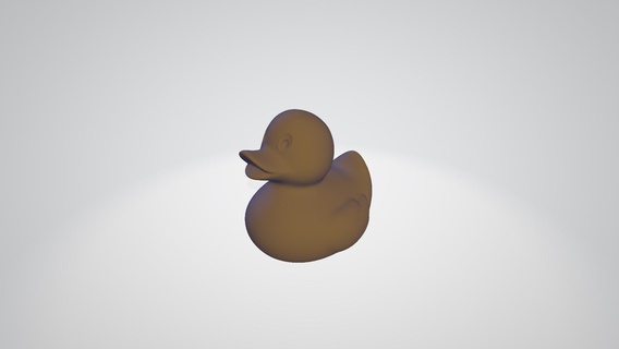 rubber duck miniature stl 3d model 3d print model - Mito3D