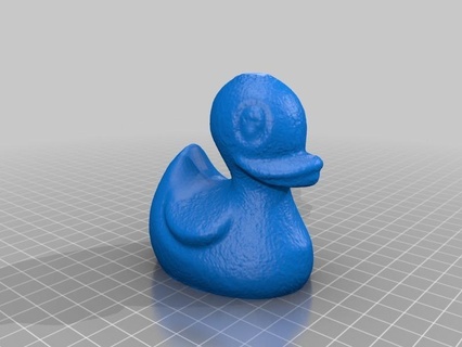 caoutchouc duckling 1 numériseur makerbot analyse art 3d print model - Mito3D