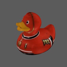 rubber ducky royal guard 3d scan art animal artec bathing duck meshmixer toy scans replicas 3d print model - Mito3D