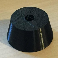 rubber foot flexible vibration dampening 3d_printer_parts 3d print model - Mito3D