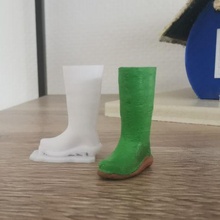 Gummi Garten Stiefel Gadget Miniatur 3d print model - Mito3D