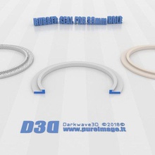 rubber seal fan hole 38mm tool 3d printer accessories alfawise u10 3d print model - Mito3D