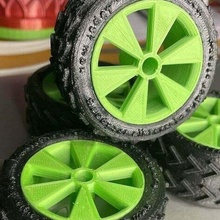 rubber tyre rim automotive rc car 3d_printing 3d print model - Mito3D