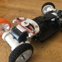 Gummiband Rückseite Suspension Rockracer öffnen v5 Drift Chassis Spiel Kyosho miniz Mini openz rc Wagen Fernbedienung Steuerung Fahrzeuge 3d print model - Mito3D