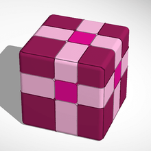 rubick 3x3x3 specchio cube puzzle toy gioco giocattolo 3d print model - Mito3D